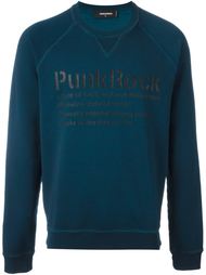 толстовка с принтом Punk Rock Dsquared2
