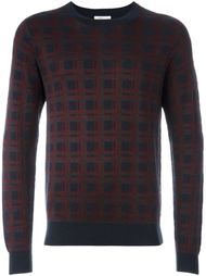 джемпер с узором в клетку Brioni