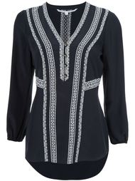 henley blouse Veronica Beard