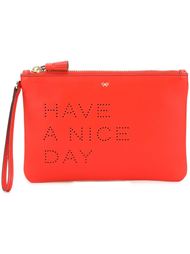 'Have A Nice Day' clutch Anya Hindmarch