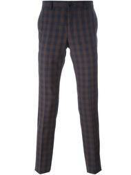 брюки в клетку  PS Paul Smith