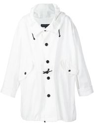 hooded trench coat Ann Demeulemeester Grise