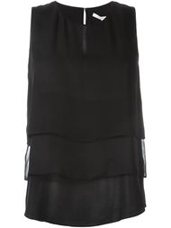 draped layer sleeveless top Diane Von Furstenberg