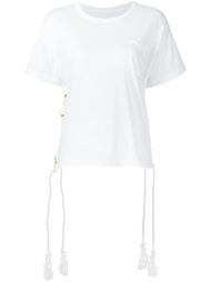 lace up T-shirt Sacai
