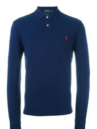 футболка-поло с вышитым логотипом  Polo Ralph Lauren