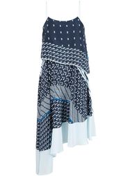 multi print asymmetric dress Jonathan Simkhai