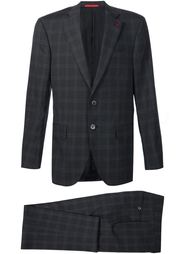 checked suit Isaia