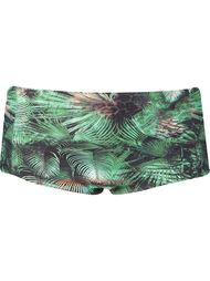 foliage print swim trunks Lygia &amp; Nanny