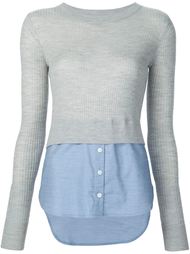 layered shirt jumper Veronica Beard