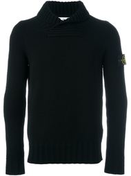 свитер с логотипом  Stone Island