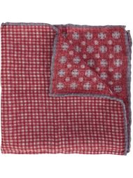 checked patterned pocket square Brunello Cucinelli