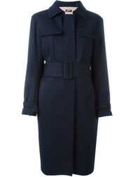 пальто с поясом Jil Sander Navy