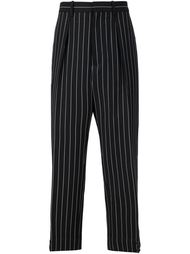 striped front pleat trousers Marni