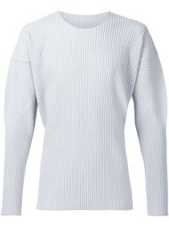 long sleeve pleated T-shirt Homme Plissé Issey Miyake