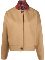 plaid collar bomber jacket Rosetta Getty
