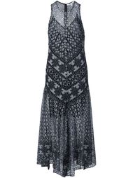 flared lace dress Veronica Beard