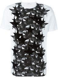 футболка с принтом звезд  Versace