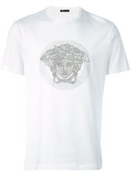 футболка с вышивкой  Versace