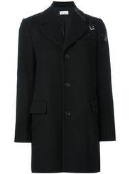 однобортное пальто  Red Valentino