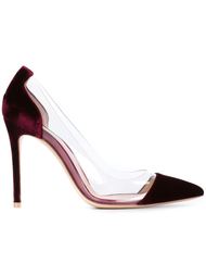 Красные туфли 'Plexi' Gianvito Rossi