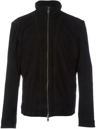 zipped leather jacket John Varvatos