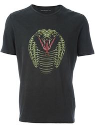 snake print T-shirt John Varvatos
