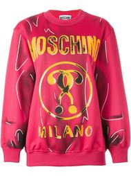 толстовка с логотипом  Moschino