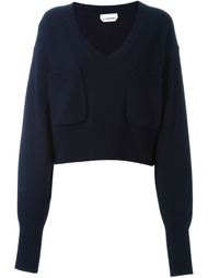 patch pocket v-neck jumper Chloé