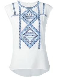 'Baja' embroidered top Veronica Beard