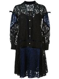 кружевное платье Sacai