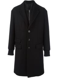 классическое однобортное пальто Neil Barrett