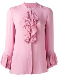 ruffle detail blouse Dondup