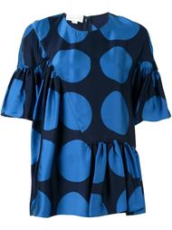 блузка в крупный горох Stella McCartney