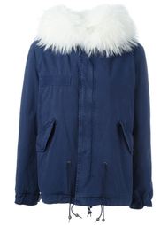 raccoon fur trim jacket Mr &amp; Mrs Italy