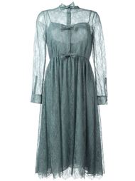 кружевное платье с бантами Valentino