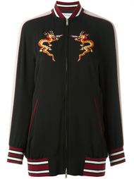 куртка с вышитым драконом Valentino