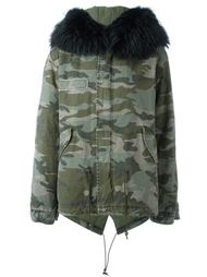 raccoon fur trim jacket Mr &amp; Mrs Italy