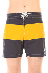 Шорты пляжные Penfield Mens New England 2tone Board Short Navy/Yellow