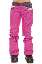 Штаны сноубордические женские Oakley New Karing Pant Lavender/Purple Stripe/Purple