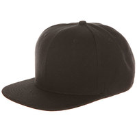 Бейсболка с прямым козырьком TrueSpin Blank Snapback Black