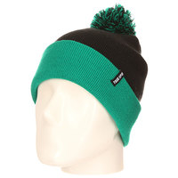 Шапка носок TrueSpin Neon Pom 2 Tone Black-mint