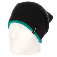 Шапка носок True Spin Neon 2 Tone Roll Up Black/Mint