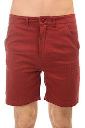 Шорты классические The Hundreds Industry Chino Short Burgundy