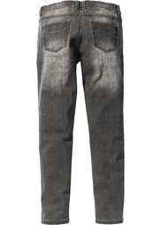 Джинсы-суперстретч Skinny Fit Straight, длина (в дюймах) 32 (светло-серый деним «потертый») Bonprix