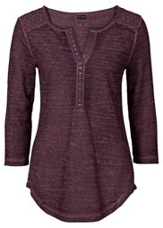 Футболка в потертом дизайне (индиго) Bonprix