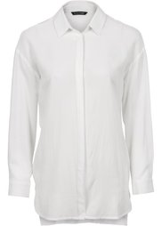 Блузка в стиле оверсайз (белый/черный в полоску) Bonprix