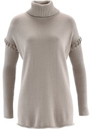 Пуловер (темно-коричневый) Bonprix