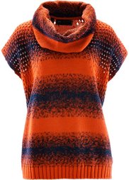 Пуловер в стиле оверсайз (темно-синий/фисташковый) Bonprix