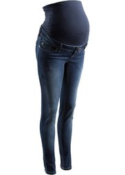 Мода для будущих мам: джинсы Skinny (синий «потертый») Bonprix