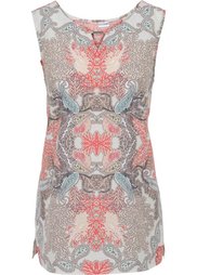 Блузка (розовый/синий с узором) Bonprix